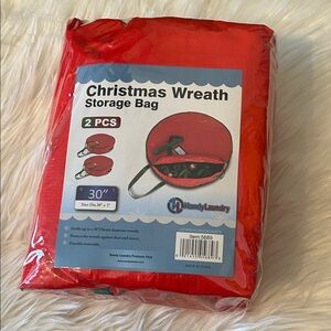 New 2-Piece Christmas Wreath Storage Bags